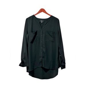 ⏳ LAST CHANCE SALE Mossimo Black Sheer Blouse Size L